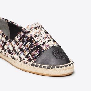 Tory Burch Tweed Color Block Espadrille. Lightly used like new.